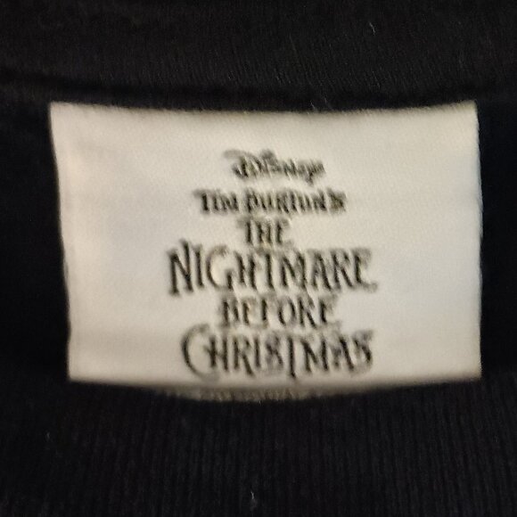 Disney Nightmare Before Christmas Black Light Up Sweatshirt Unisex Size Small S - Picture 8 of 16